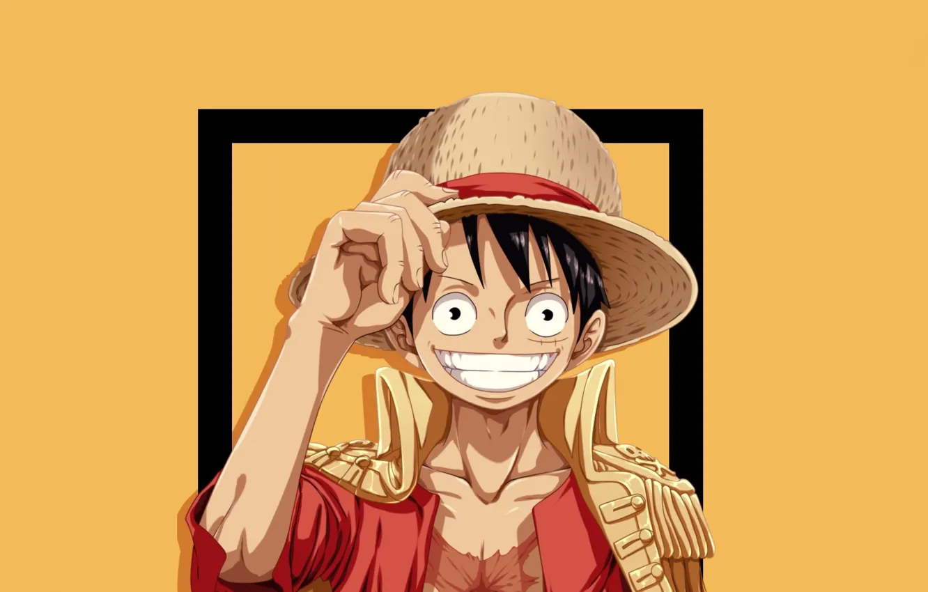 Photo wallpaper game, One Piece, pirate, hat, anime, captain, asian, manga