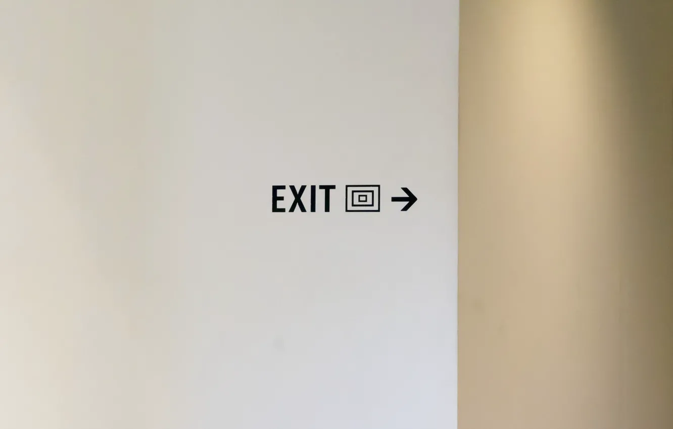 Photo wallpaper background, wall, exit