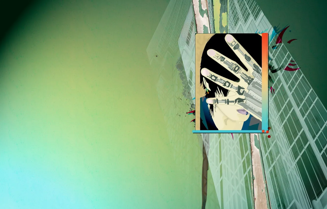 Photo wallpaper techno, mechanism, the implant