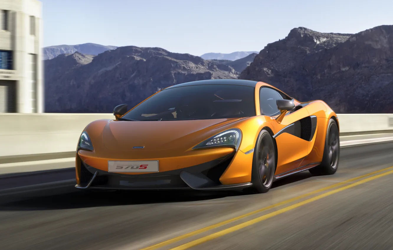 Photo wallpaper coupe, McLaren, Coupe, McLaren, 2015, 570S