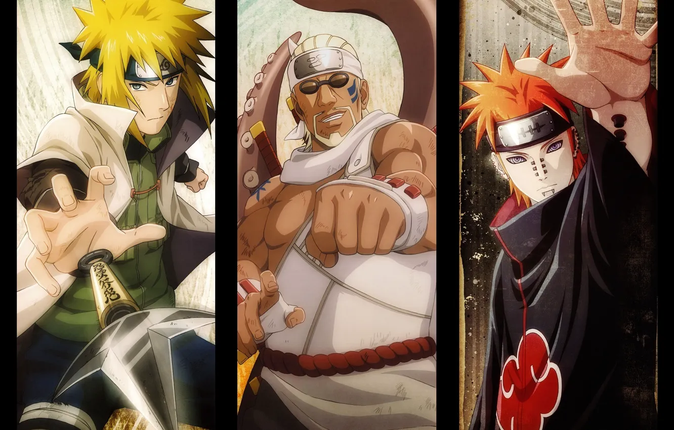 Photo wallpaper look, hands, red, cloak, Naruto, gesture, fist, rapper