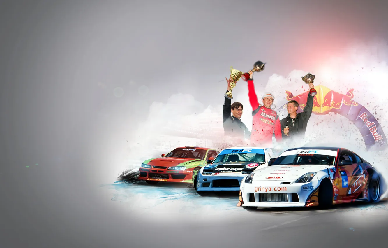 Photo wallpaper drift, Nissan, drift, 350z, grinya