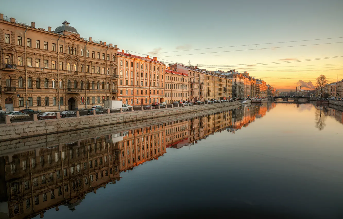 Photo wallpaper river, Saint Petersburg, Fontanka