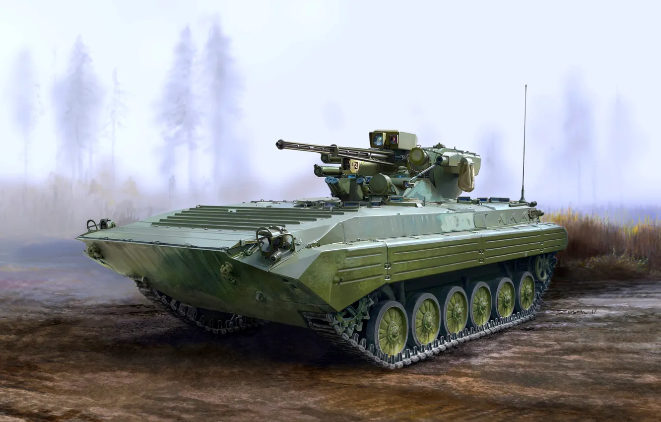 Photo wallpaper armor, infantry fighting vehicle, BMP-1, Ukrainian, "Squall", Upgraded BMP-1