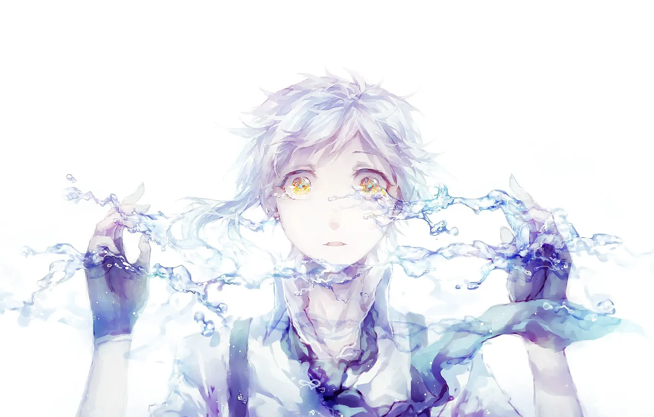 Photo wallpaper art, Bungou Stray Dogs, Atsushi Nakajima, the bryzkami water, Atsushi Nakajima
