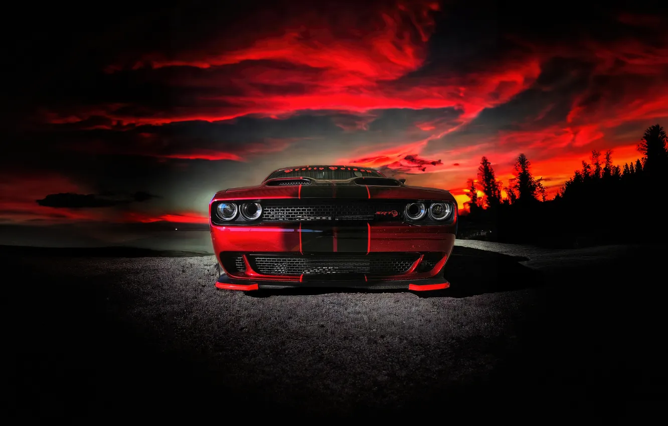 Photo wallpaper dodge, challenger, legacy