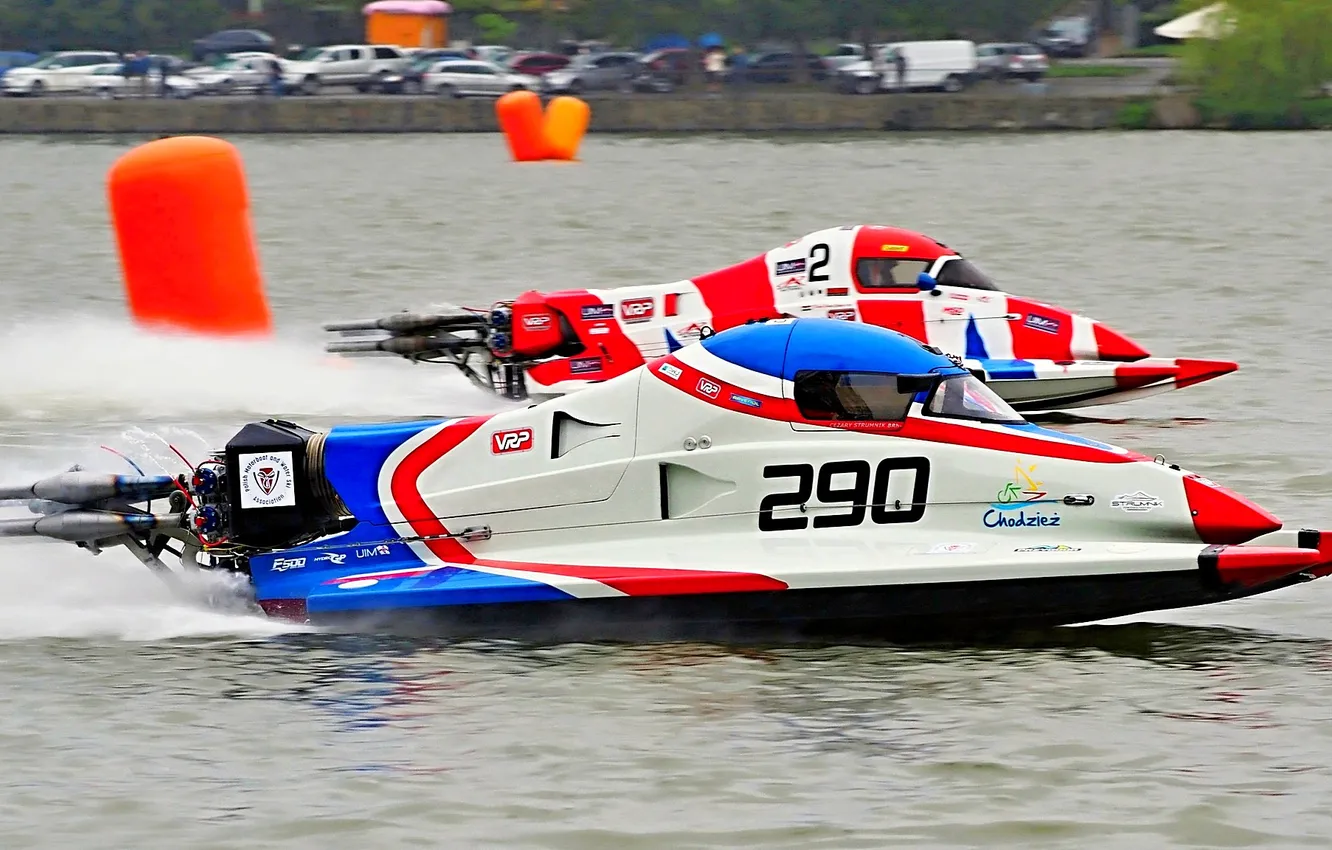 Photo wallpaper race, boat, speed