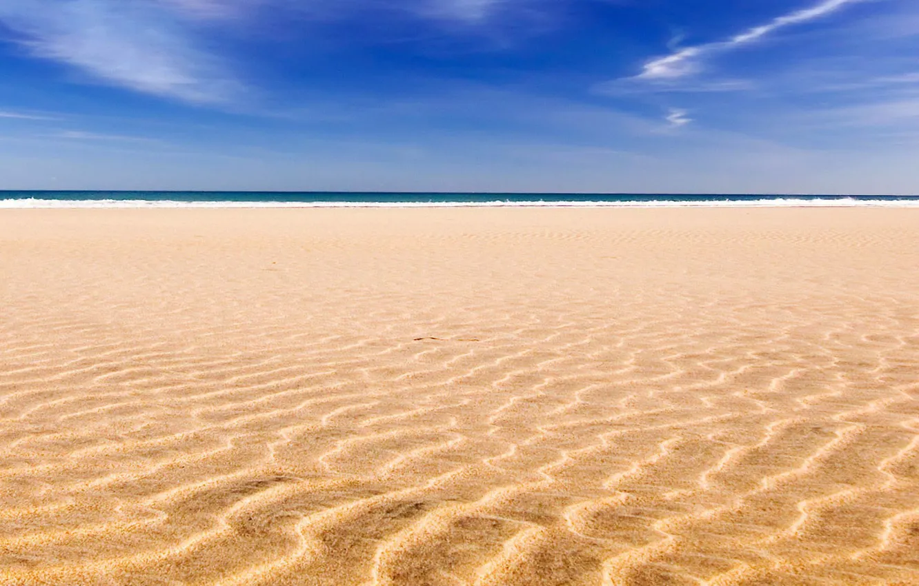 Photo wallpaper sand, shore, Sea