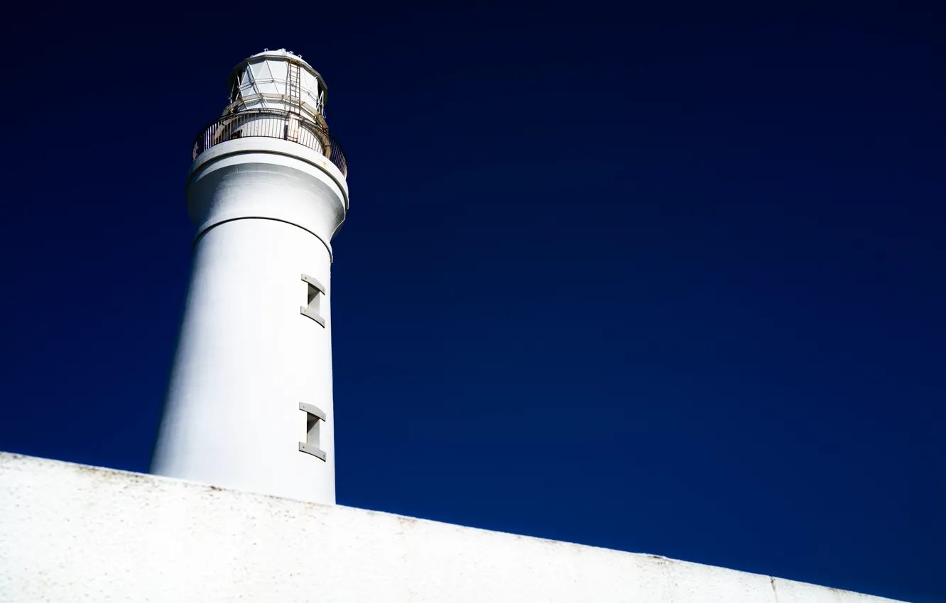 Photo wallpaper white, the sky, lighthouse