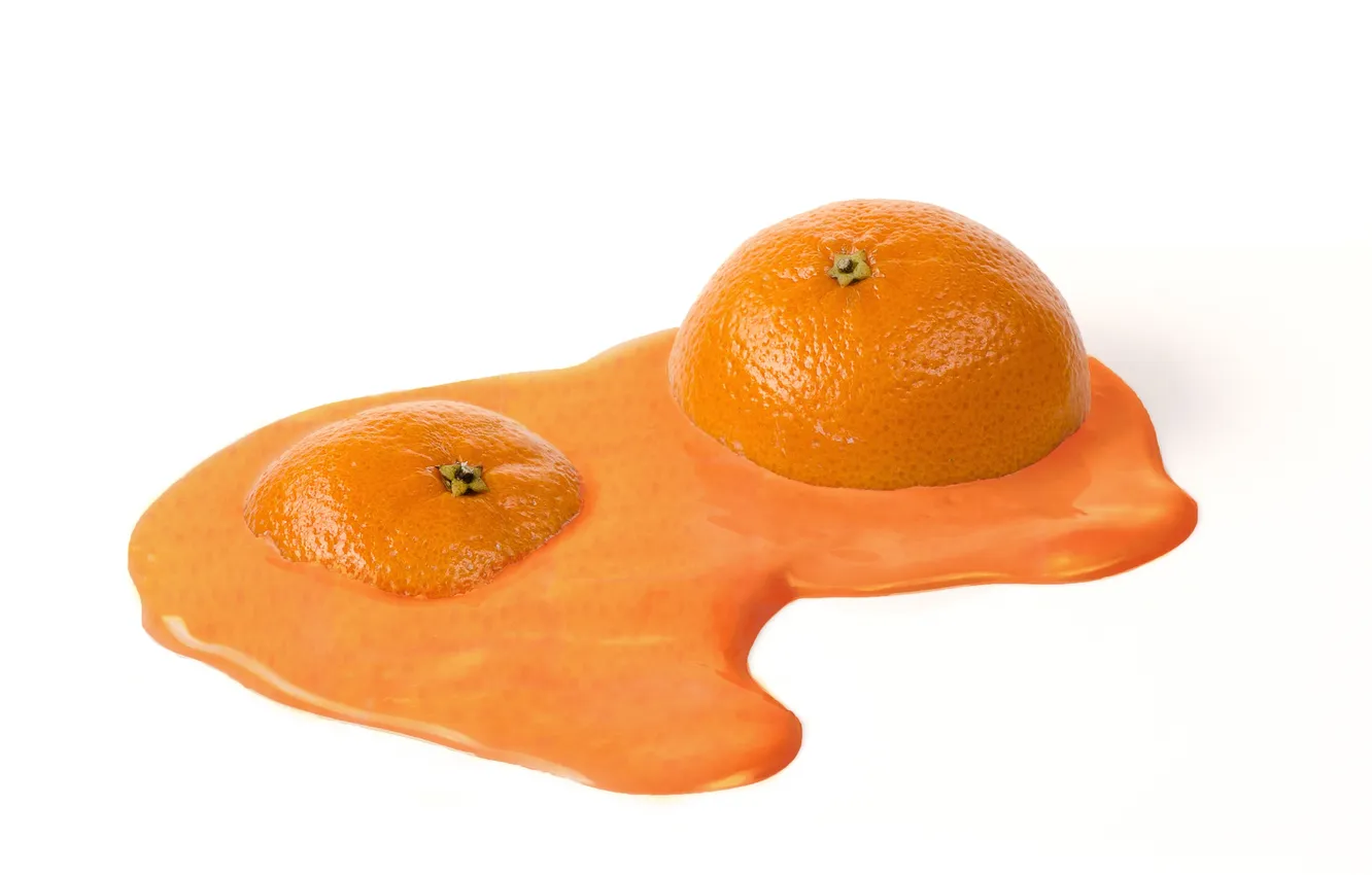 Photo wallpaper background, orange, fruit