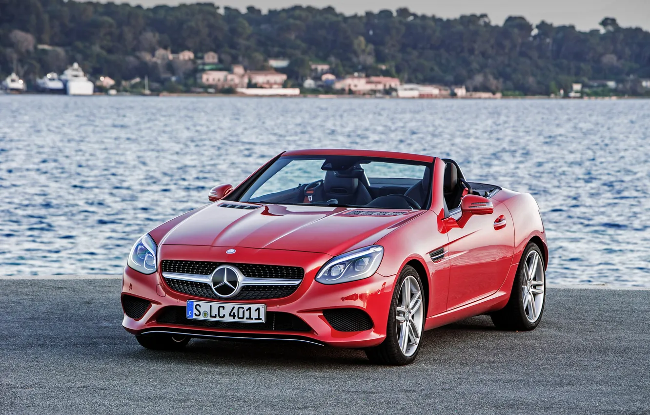 Photo wallpaper Mercedes-Benz, convertible, Mercedes, R172, SLC-Class