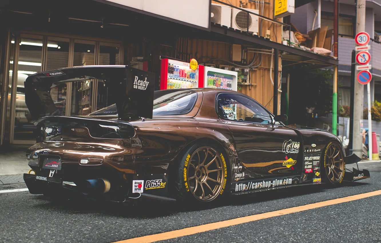 Photo wallpaper wallpaper, Mazda RX-7, modified