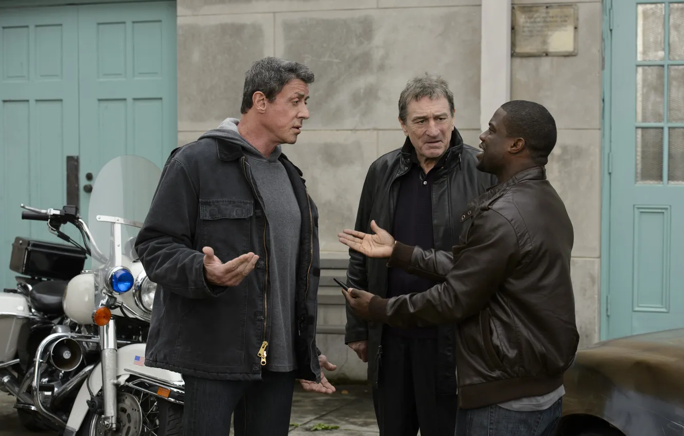 Photo wallpaper Sylvester Stallone, Sylvester Stallone, Robert De Niro, Grudge match, Robert De Niro, Grudge Match, Billy …