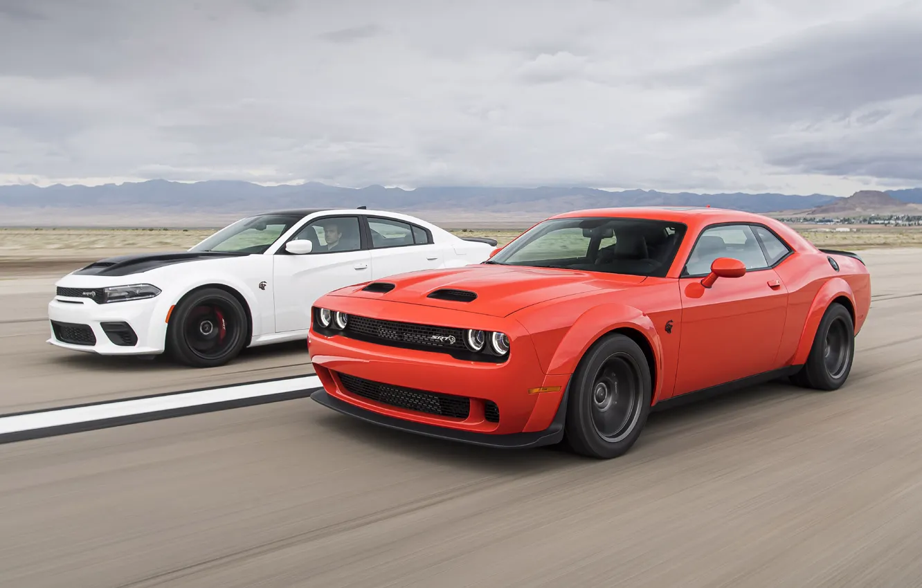 Photo wallpaper srt, dodge, challenger, superstock