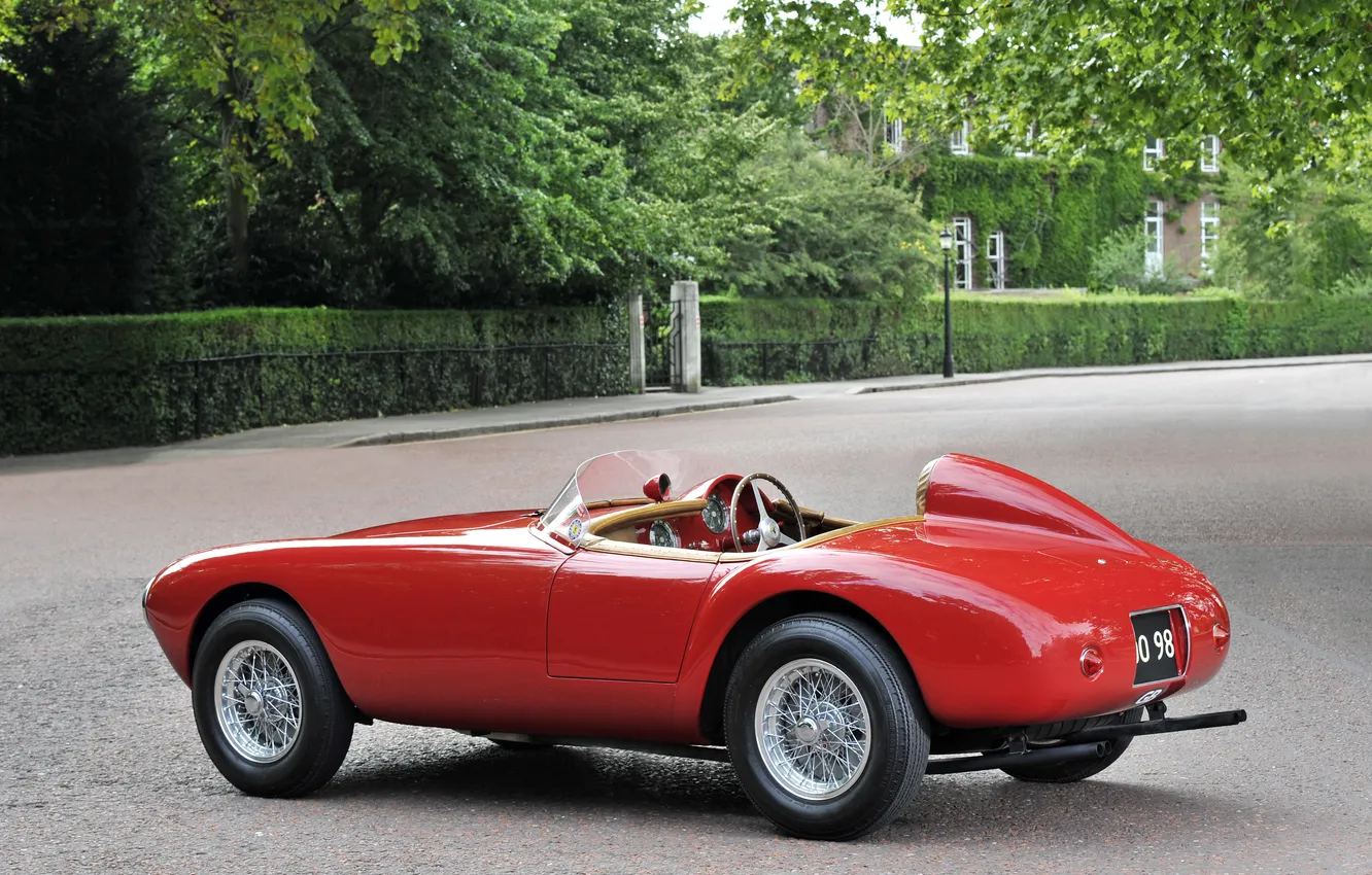 Photo wallpaper sports car, Ferrari, Spyder, 1951, export, Ferrari 212, Ferrari 212 Export Spyder