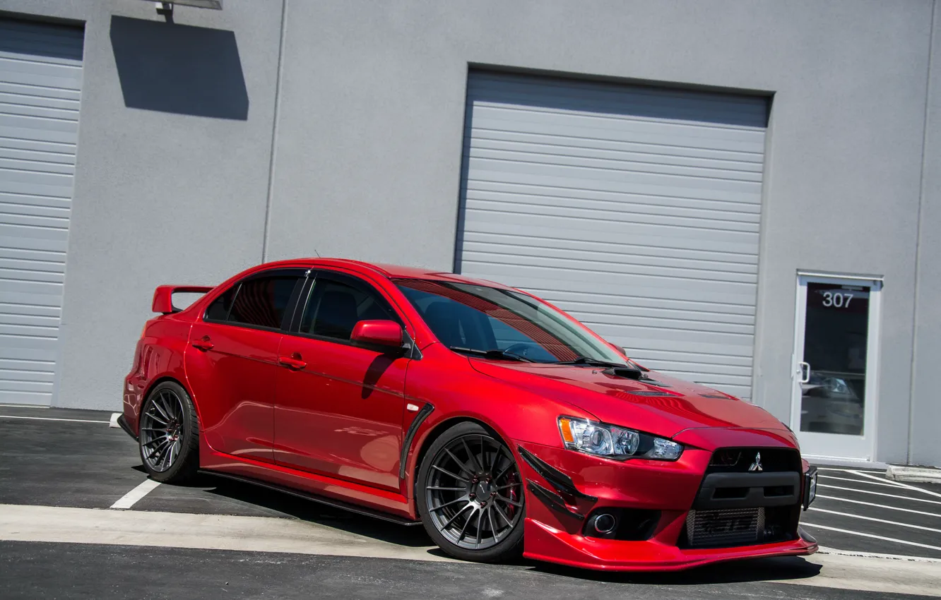 Photo wallpaper Mitsubishi, Lancer, Evolution, Harsh's 500W HP