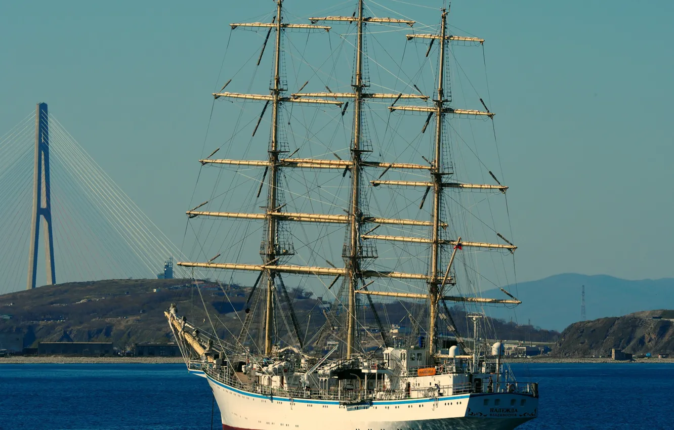 Photo wallpaper ship, Hope, Vladivostok, sailing