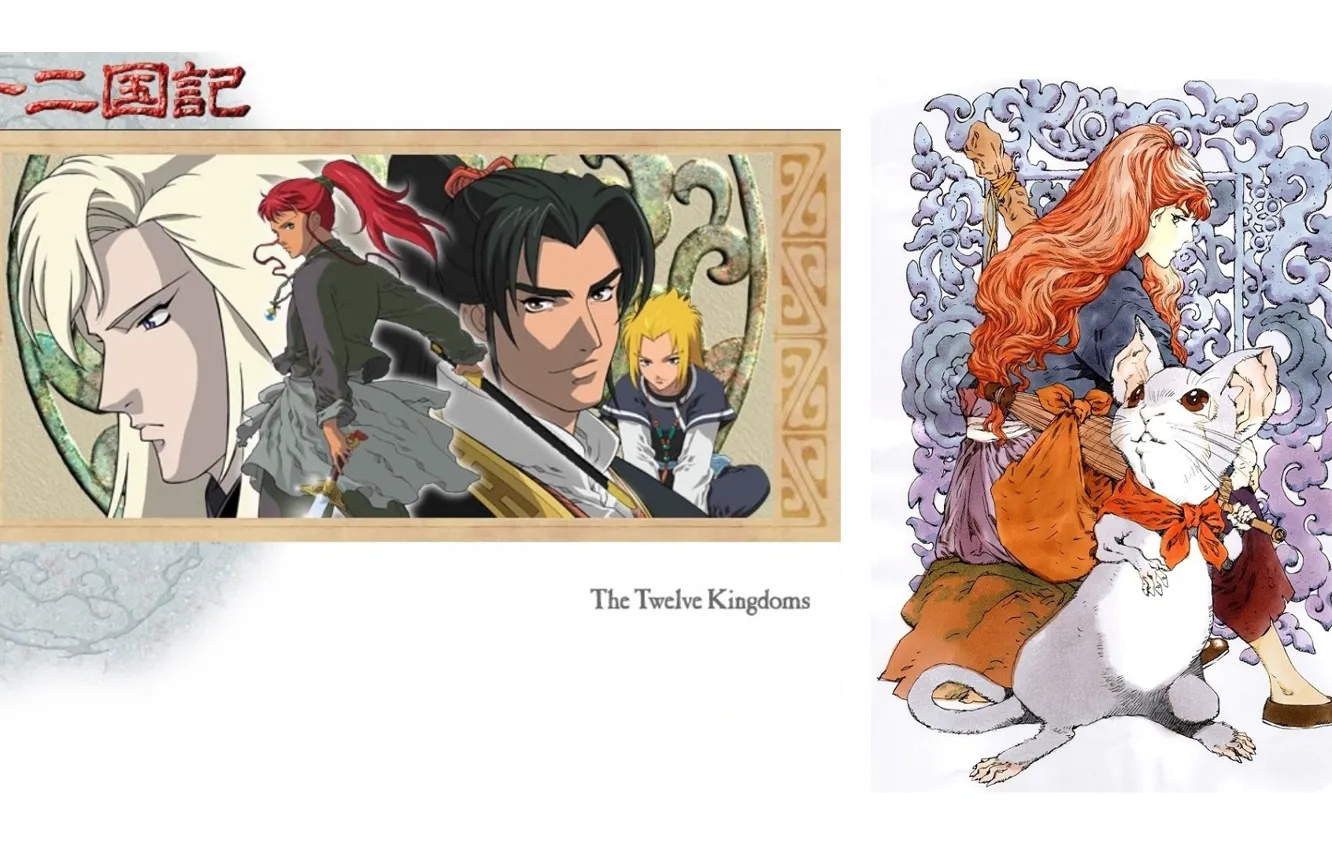 Photo wallpaper mouse, red hair, Shouryu, the Twelve kingdoms, 12 Kingdoms, Keiki, Raccoon, Is Nakajima