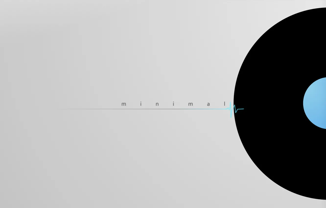 Photo wallpaper minimal, background, Disc, vinyl