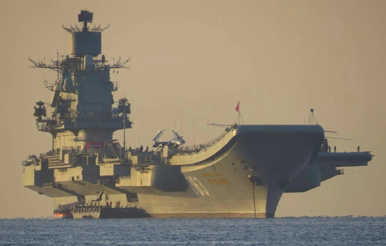 Photo wallpaper Strait, the carrier, Russia, Admiral, Lemans, uznetsov