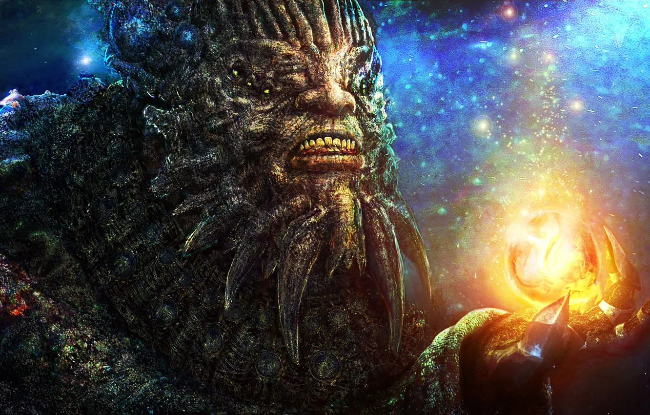 Photo wallpaper balls, magic, monster, art, Zahid Raza Khan