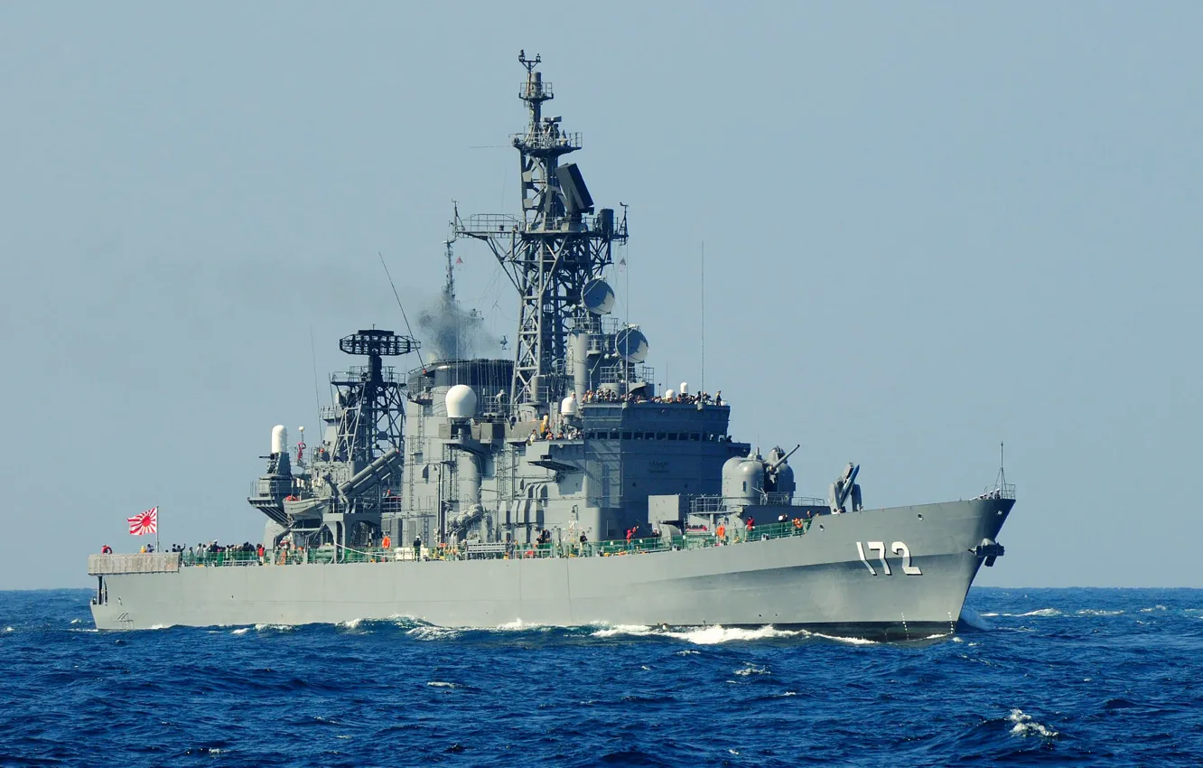 Photo wallpaper Japan, squadron, destroyer, shimakaze