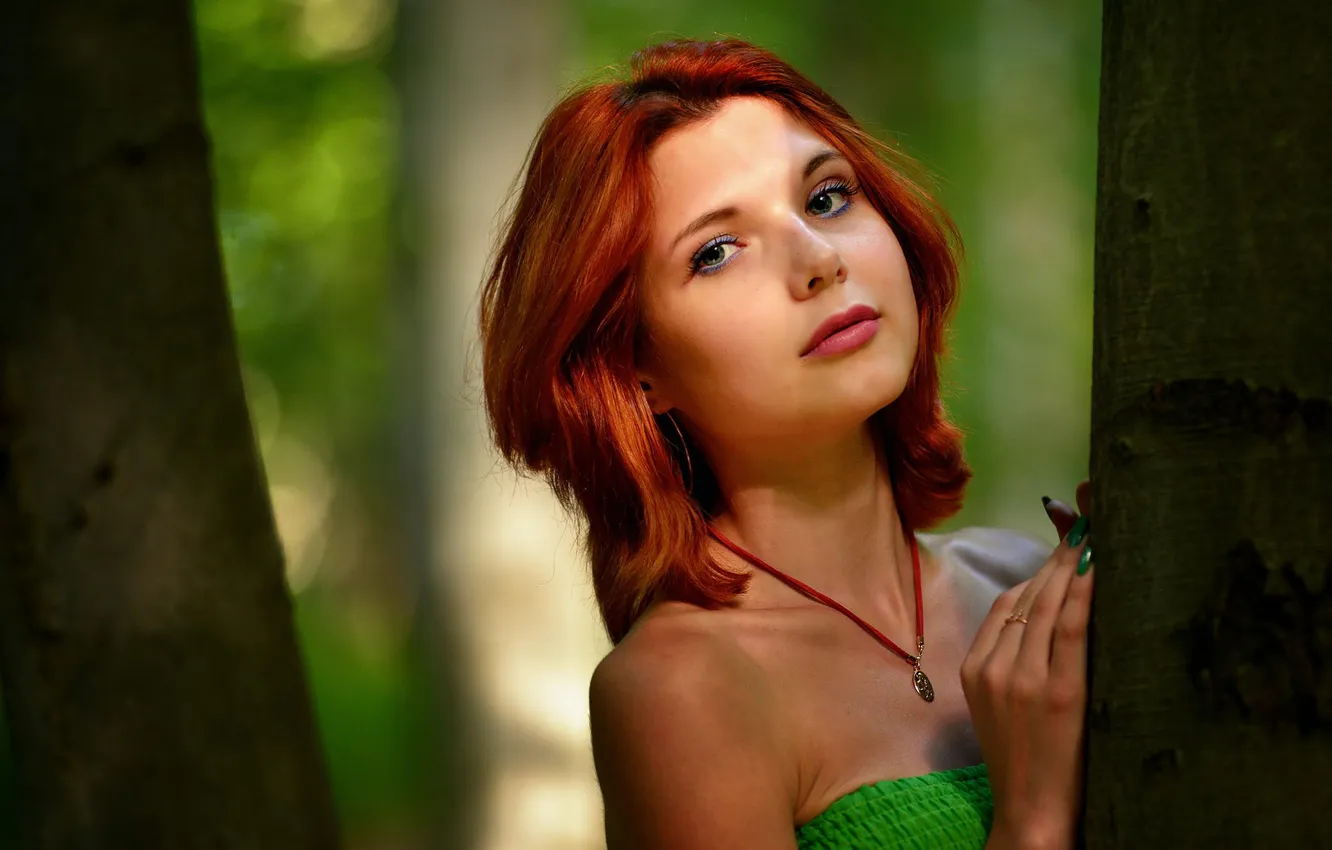 Photo wallpaper look, portrait, Yana