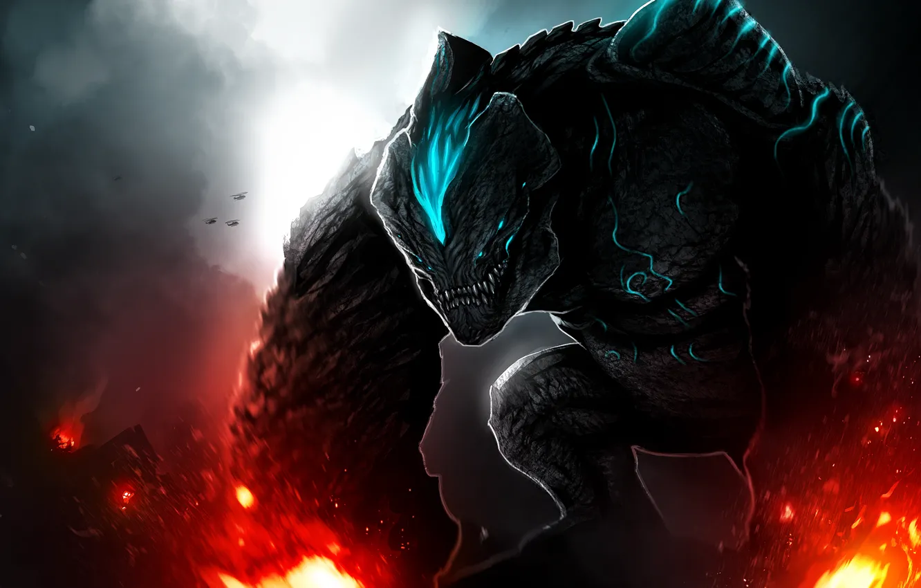 Photo wallpaper Pacific Rim, Gull, leatherback