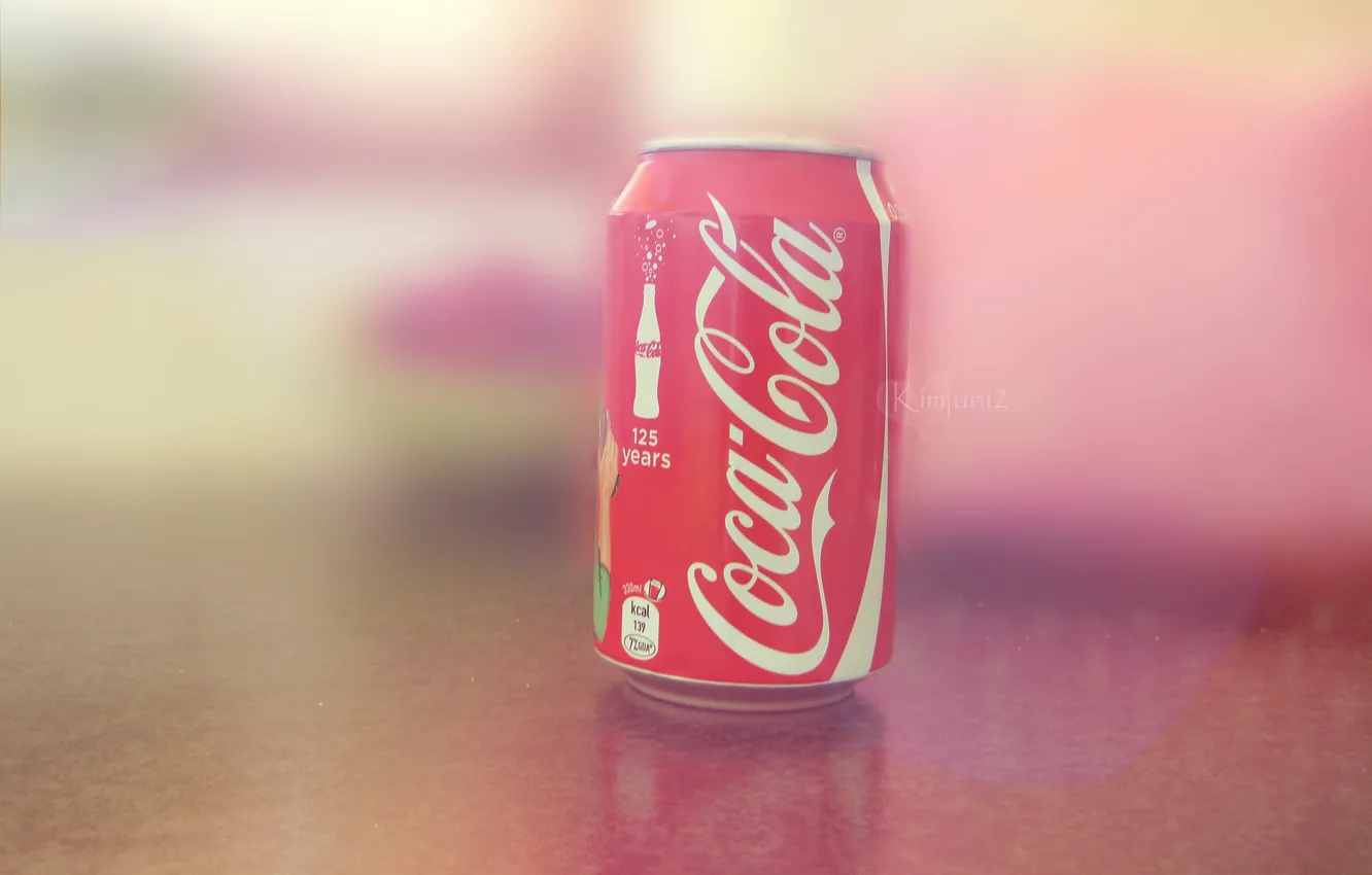 Photo wallpaper macro, background, Cola