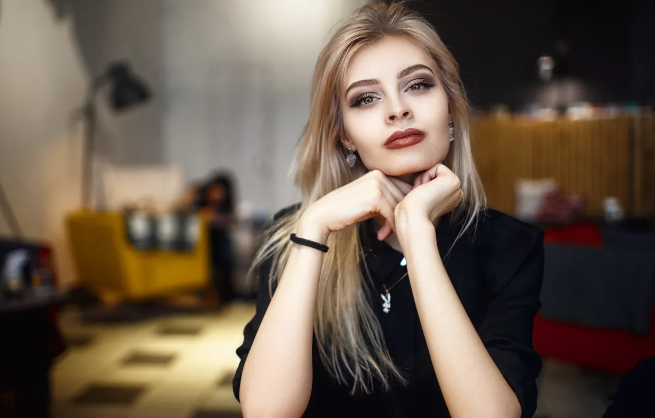 Photo wallpaper look, girl, pose, Sergey Sorokin