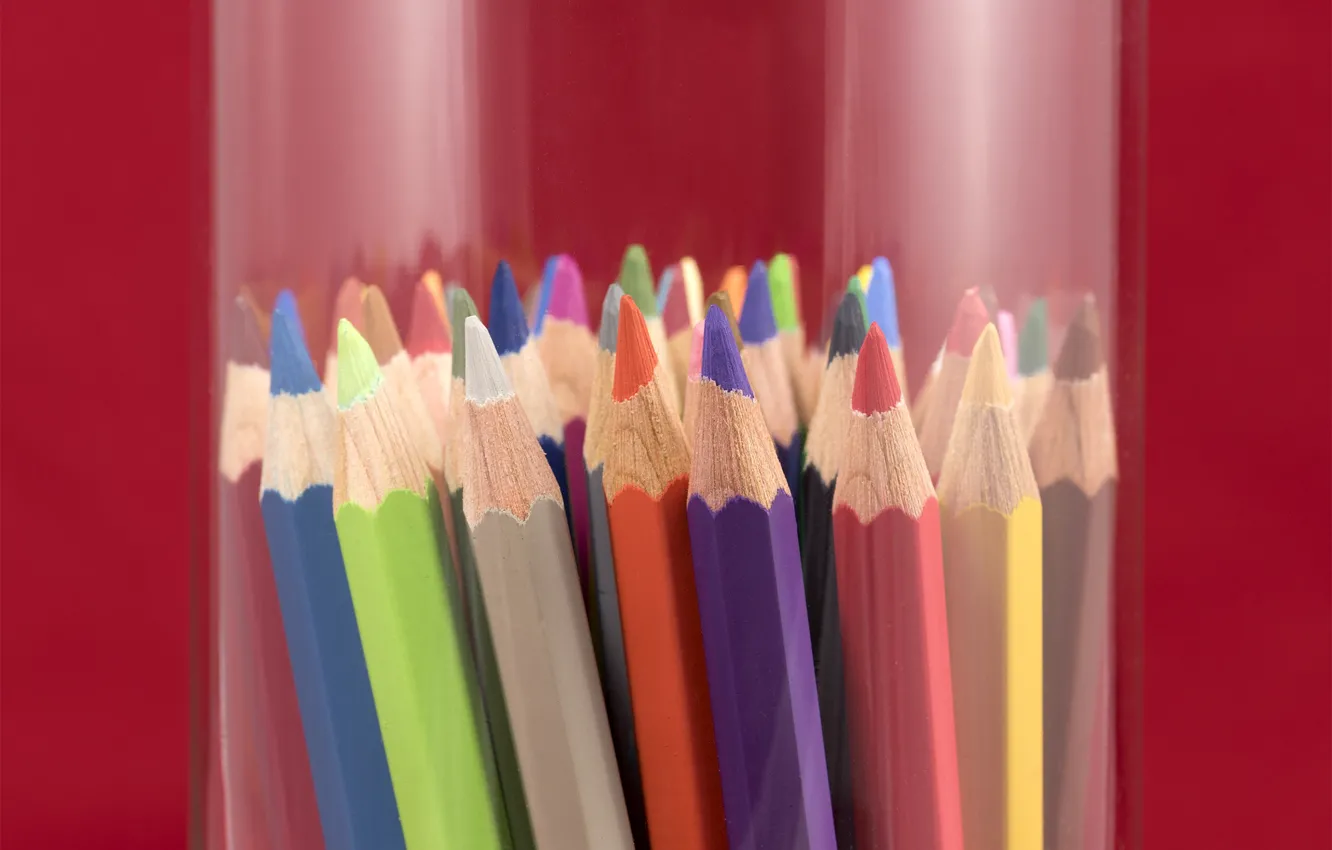 Photo wallpaper background, color, pencils