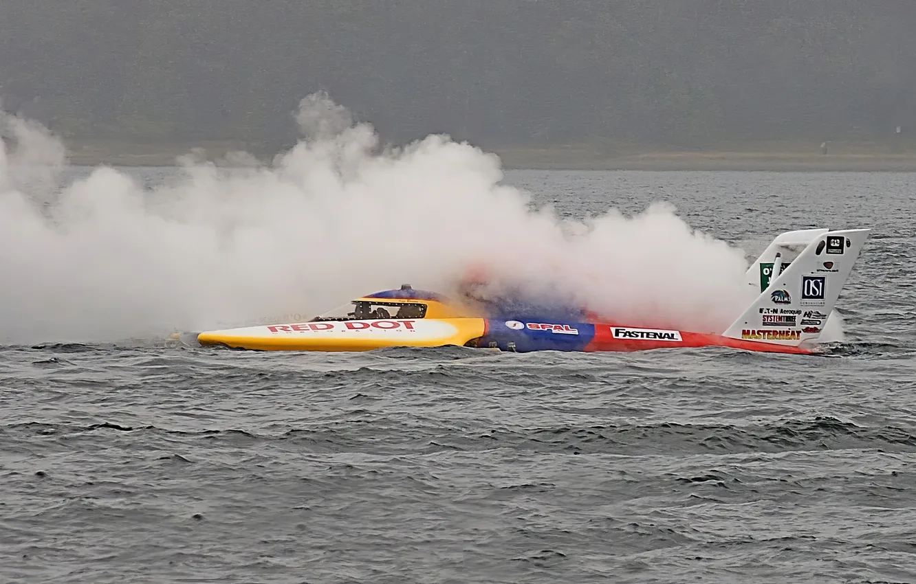 Photo wallpaper race, boat, speed