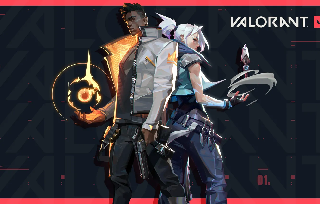 Photo wallpaper magic, guy, Valorant