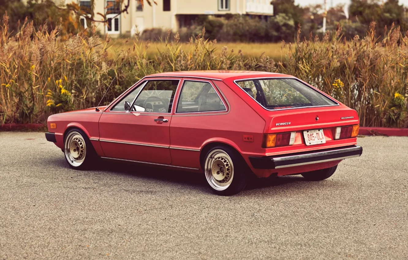 Photo wallpaper Volkswagen, 1975, Scirocco, resto, MK1