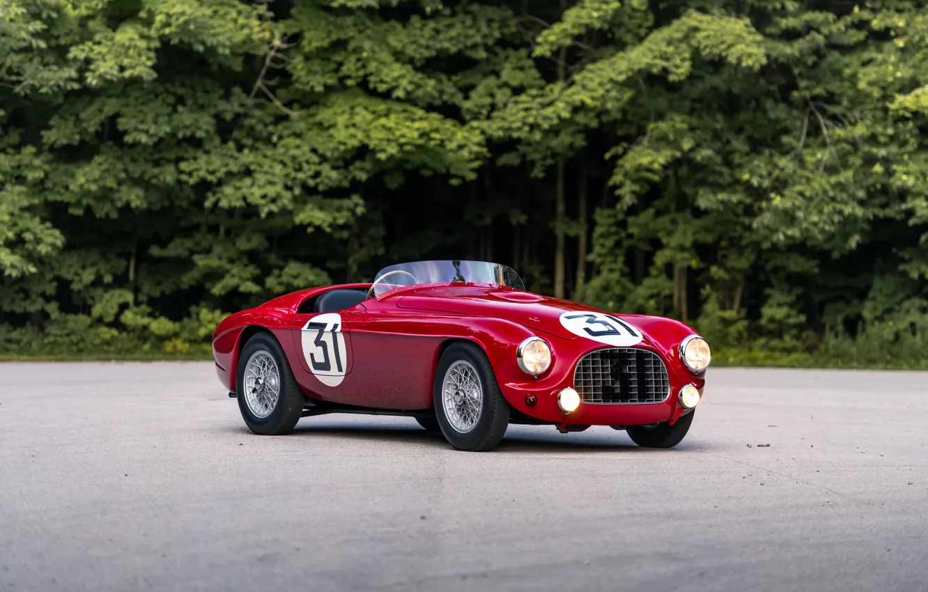 Photo wallpaper Ferrari, vintage, 212, 1951, Ferrari 212 Export Barchetta