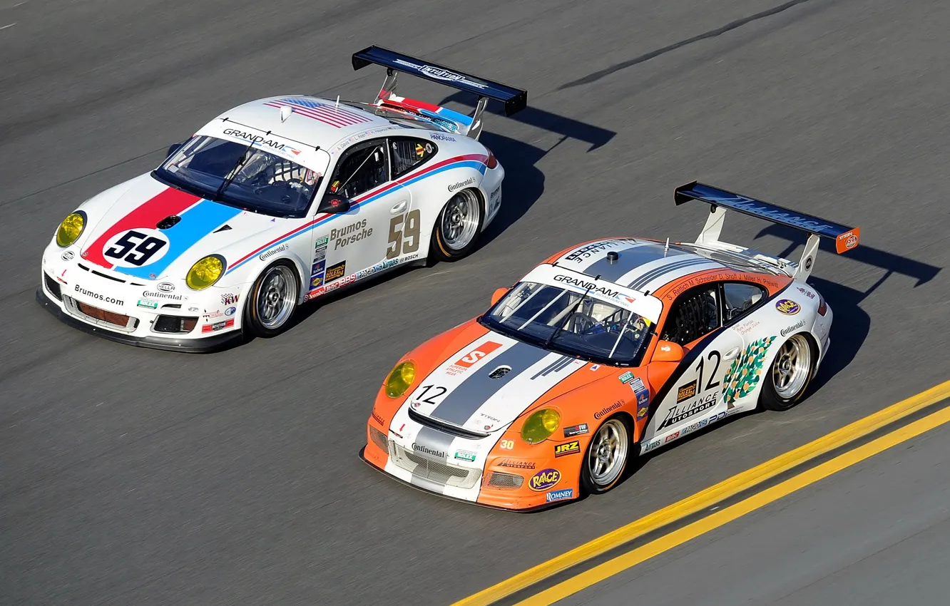 Photo wallpaper machine, race, sport