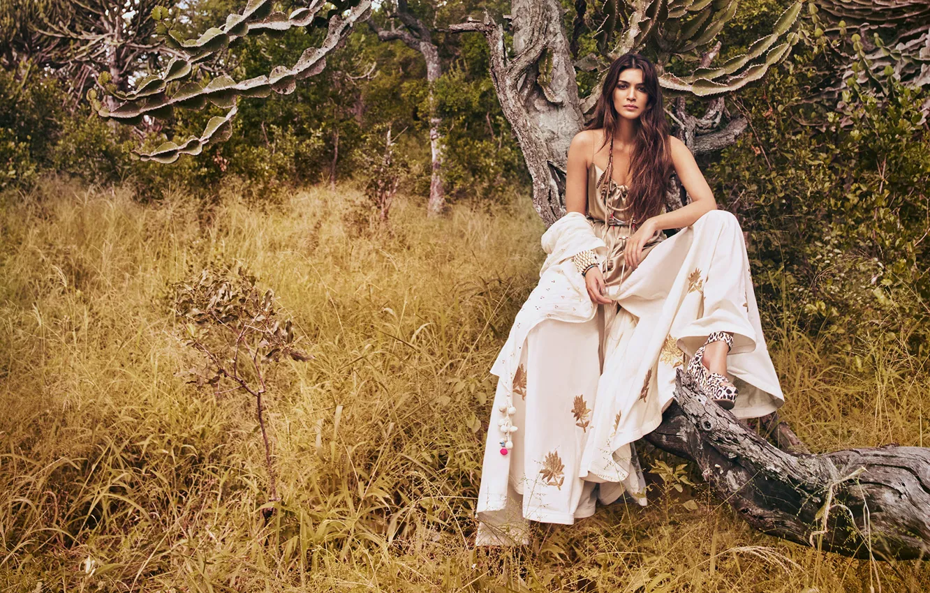 Photo wallpaper girl, hot, sexy, eyes, smile, beautiful, figure, model