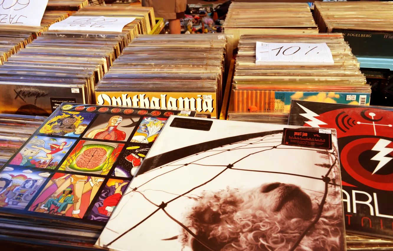Photo wallpaper music, vinyl, record