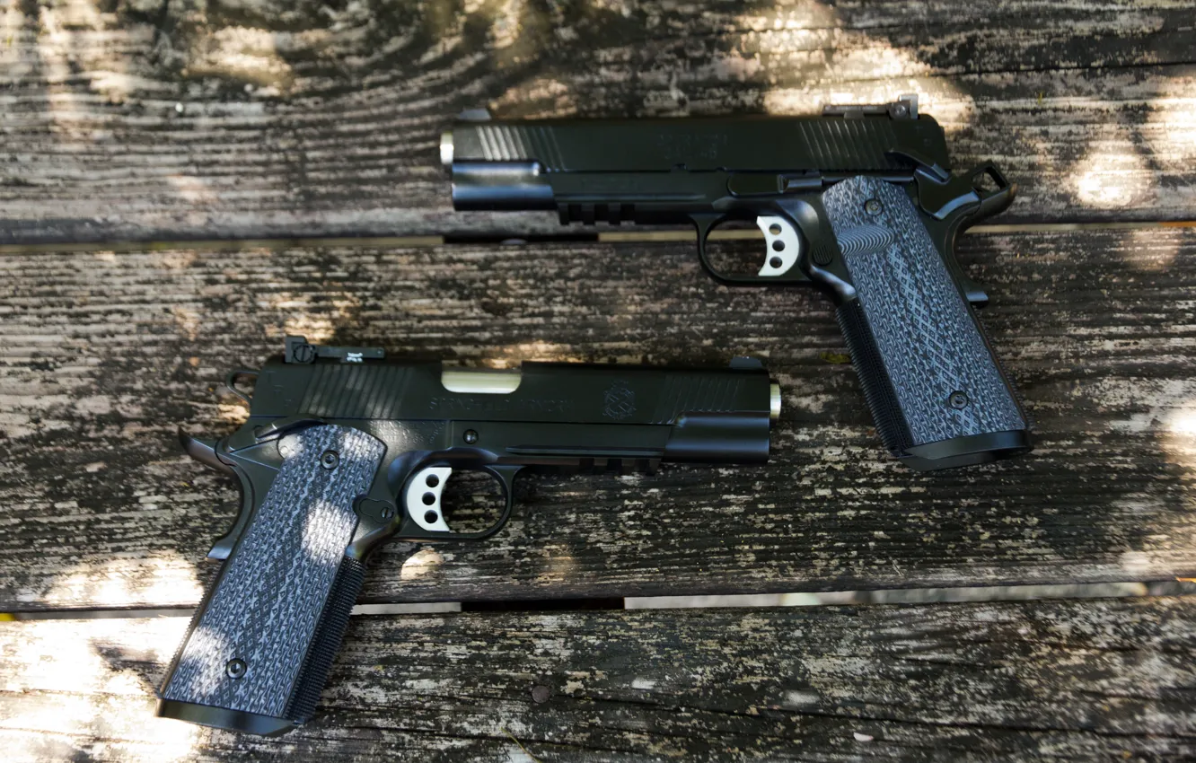 Photo wallpaper gun, weapons, 1911, Springfield, cal.45