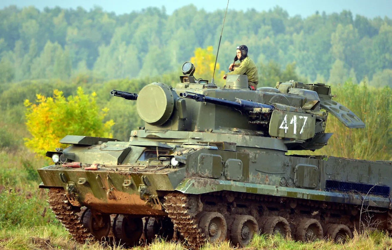 Photo wallpaper field, Russia, tankers, Sprc, Tunguska