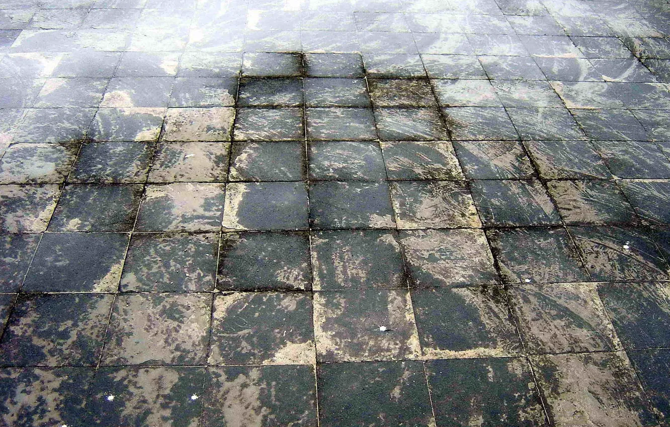 Photo wallpaper road, background, stone, tile