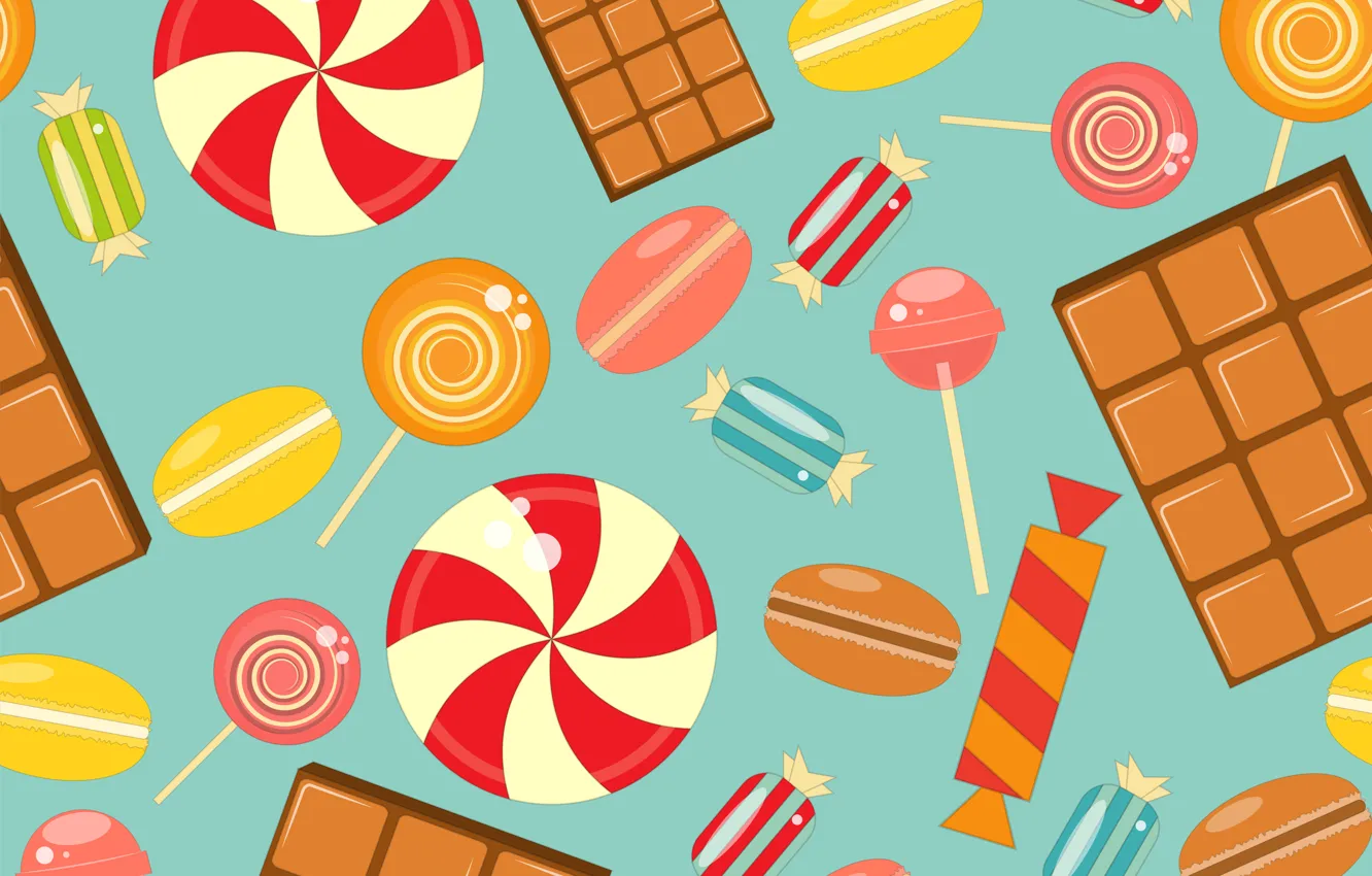 Photo wallpaper chocolate, candy, Chupa_Chups