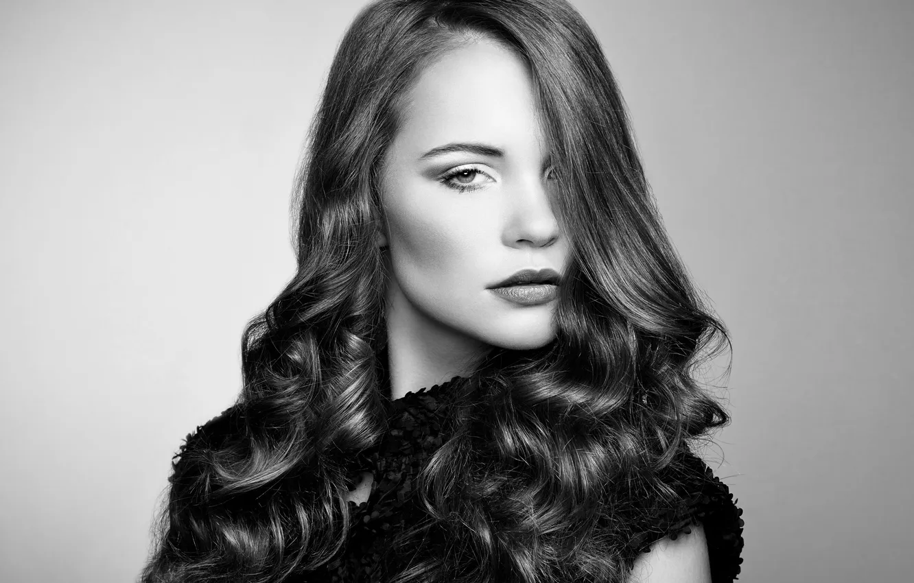 Photo wallpaper look, face, hair