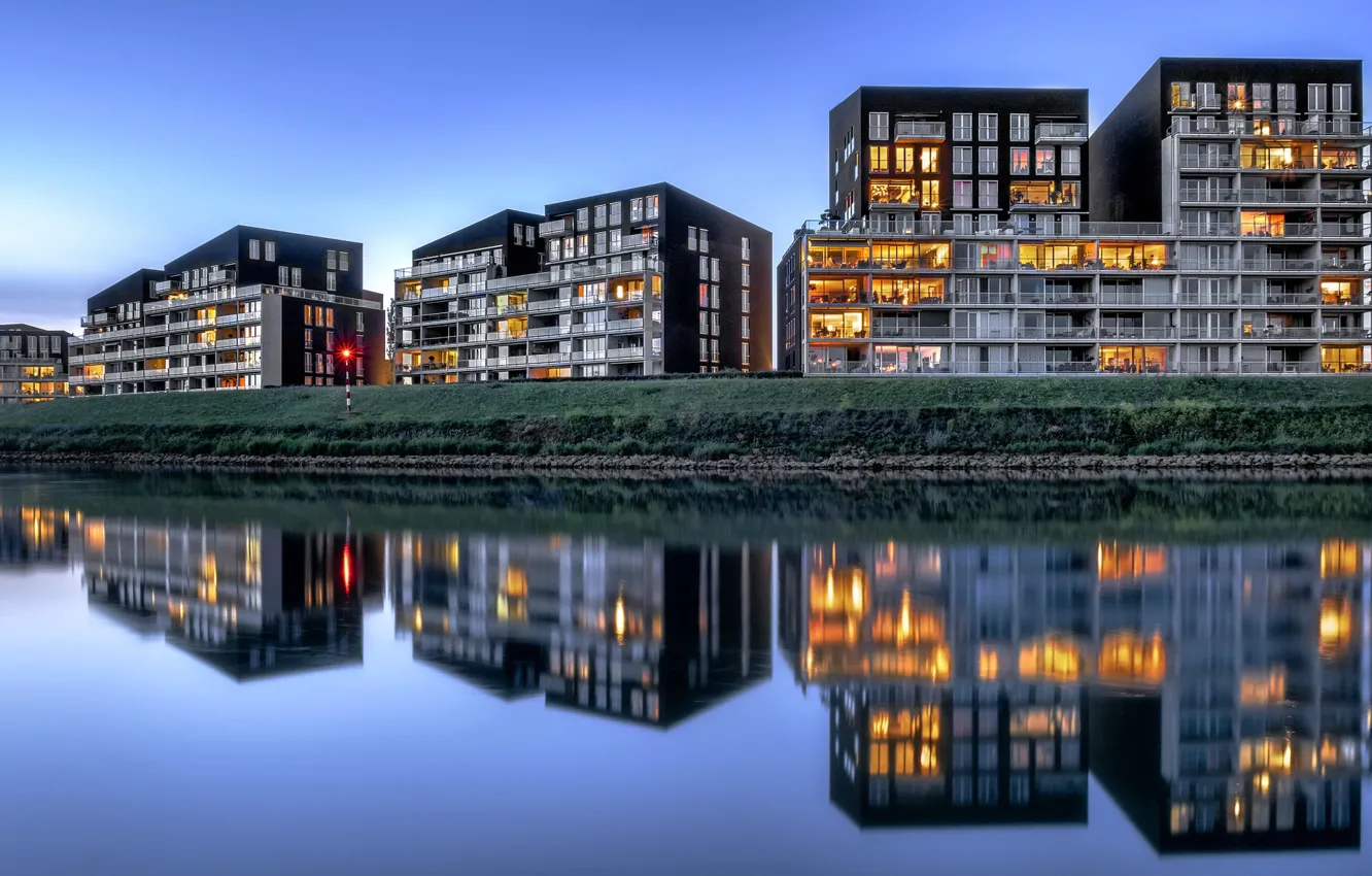 Photo wallpaper Holland, The Province Of Overijssel, The Netherlands, Mountain pasture