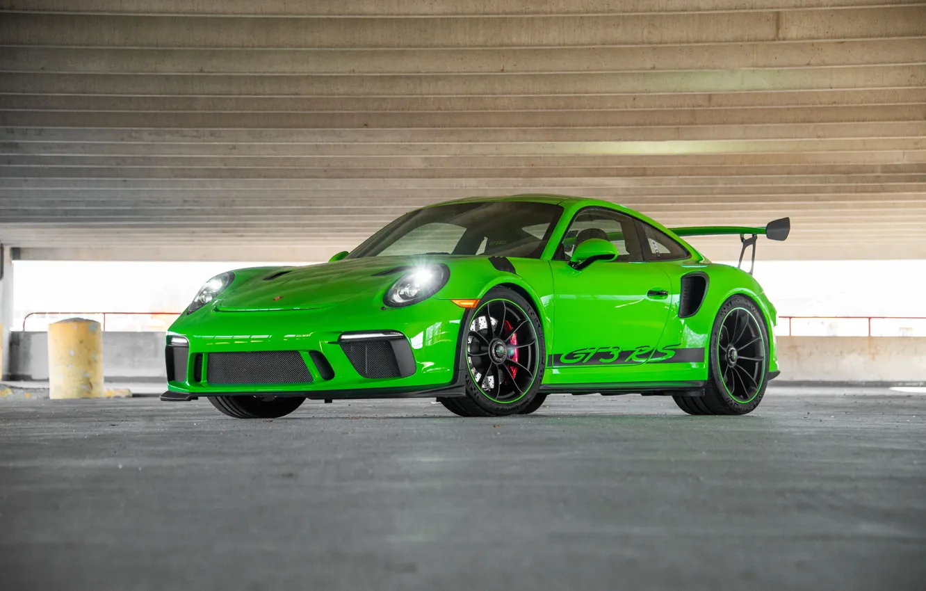 Photo wallpaper 911, Porsche, headlights, Porsche 911 GT3 RS