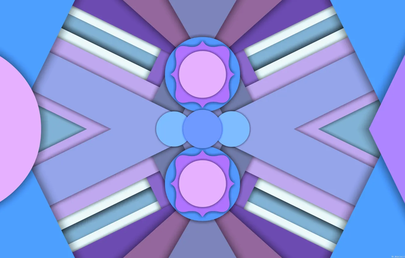 Photo wallpaper color, shadow, figure, layer