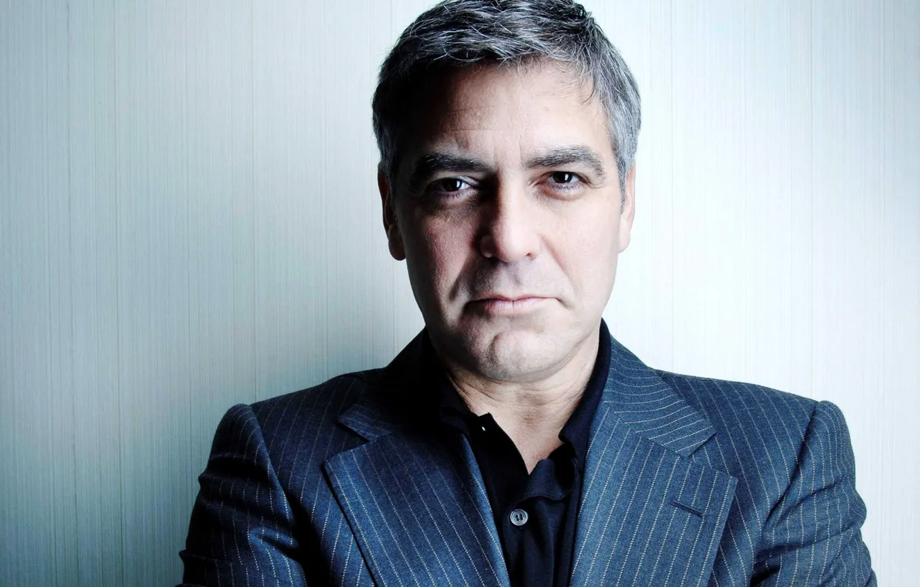 Photo wallpaper look, actor, grin, Director, George Clooney