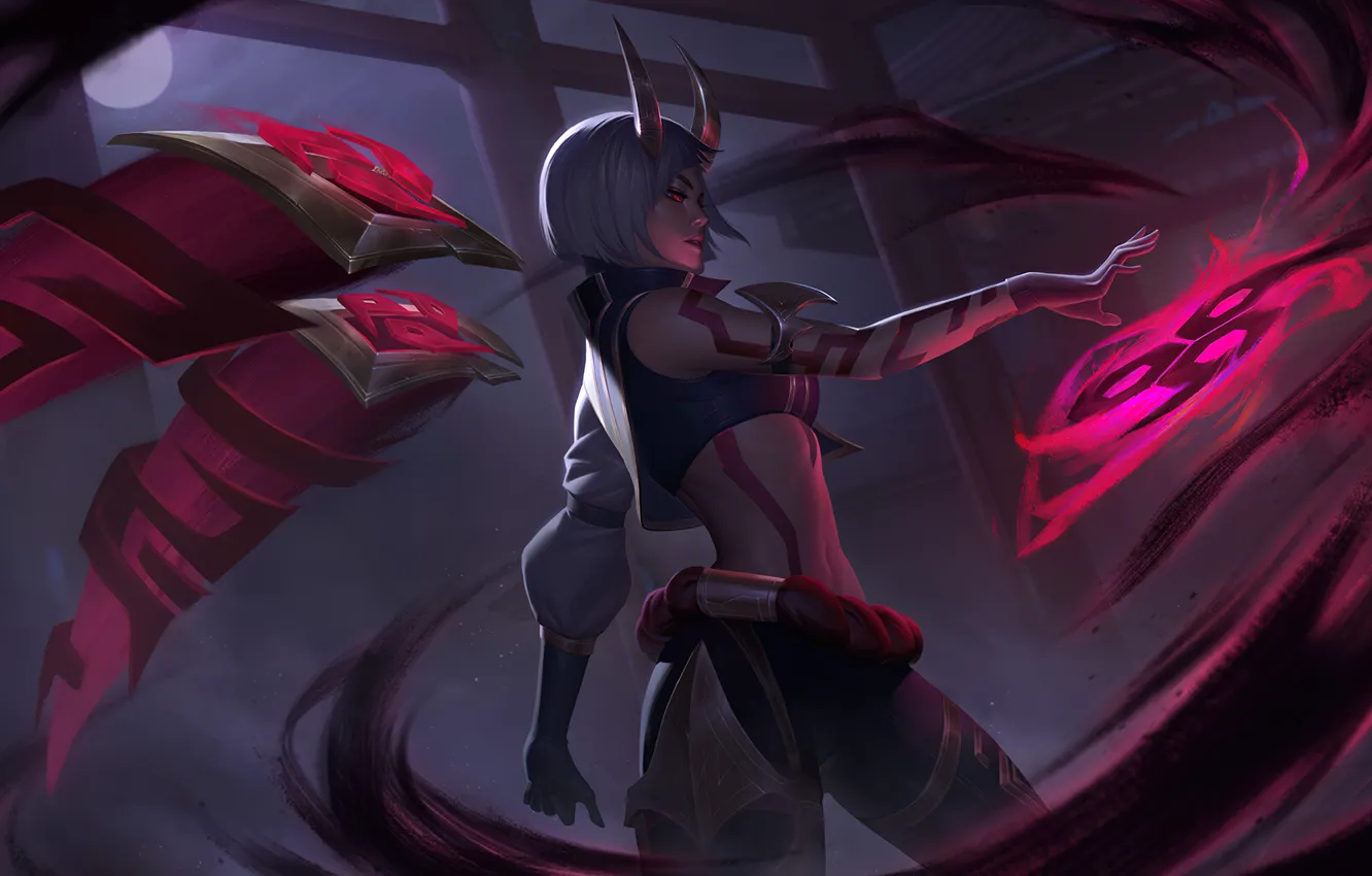 Photo wallpaper League of Legends, Game Art, Kai'Sa, Thai Thanh