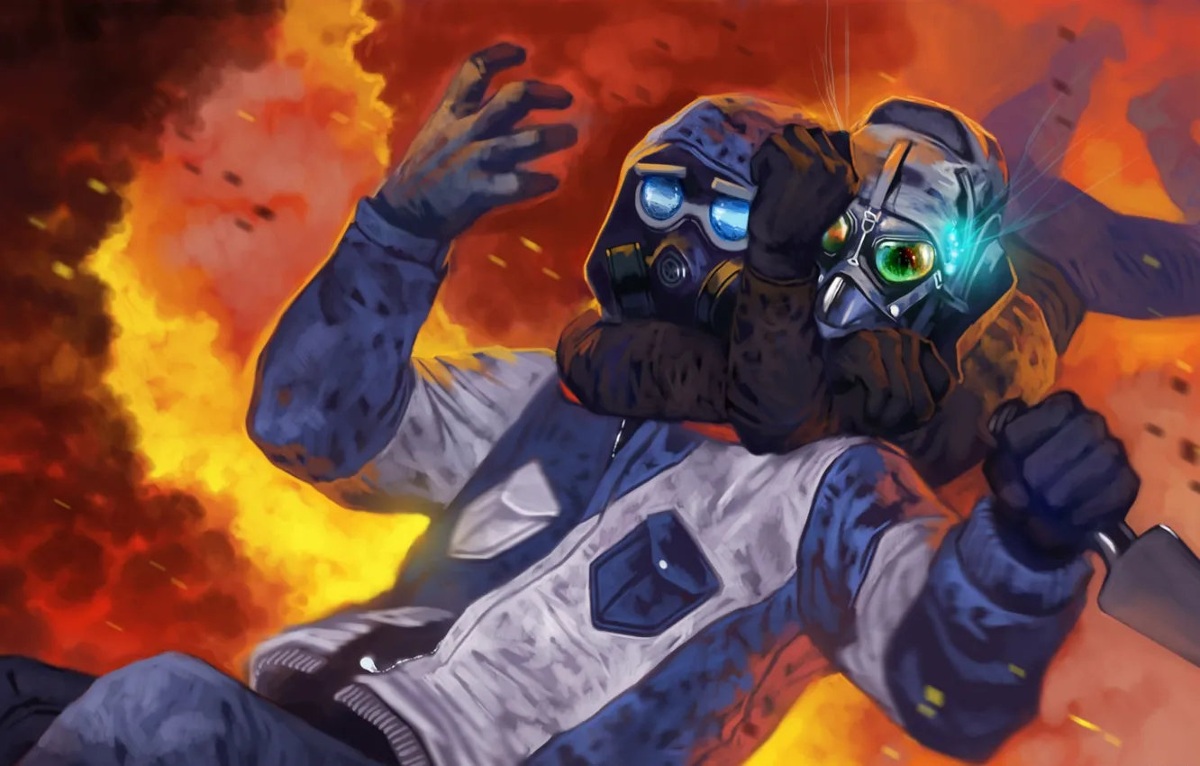 Photo wallpaper people, battle, art, romance of the Apocalypse