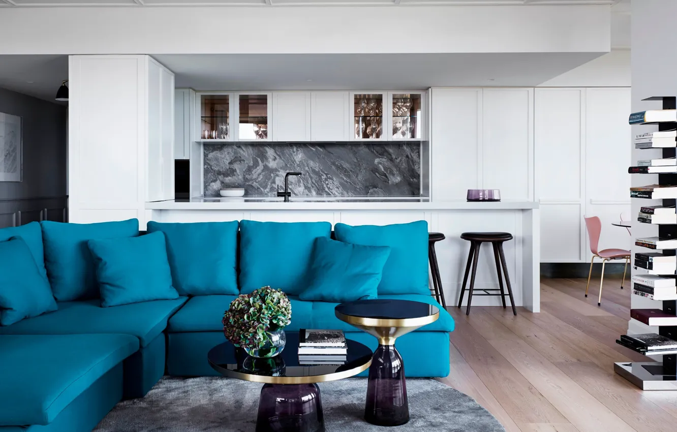 Photo wallpaper design, style, interior, Australia, kitchen, Melbourne, living room, Australia